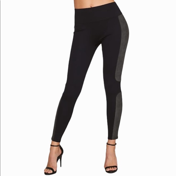 Spanx Faux Leather Ponte Leggings